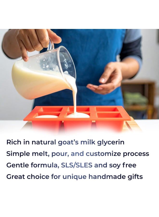 velona 5 LB - GOATS MILK Soap Base | SLS/SLES free | Melt and Pour | Natural Bars For The Best Result for Soap-making - Image 2